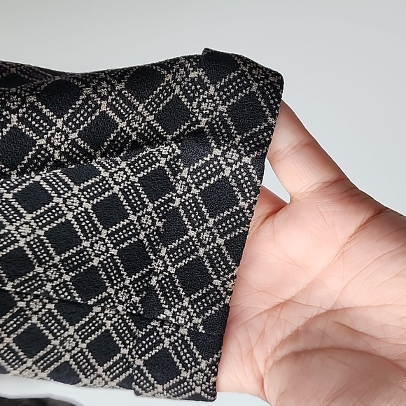 Vintage Versus Gianni Versace Diagonal Check Lightweight Wool Trouser Pants - Picture 4 of 8